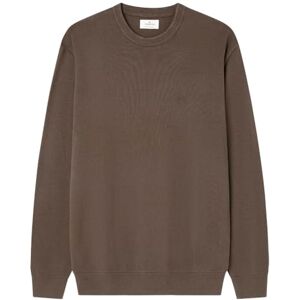 Springfield Gg12 Basic Trädbroderad rund hals tröja, brun, L Springfield Gg12 Basic Trädbroderad rund hals tröja, brun, L