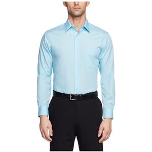Van Heusen herrklänning skjorta anpassad poplin solid, Mist, 15 Neck / 34-35 Sleeve Van Heusen herrklänning skjorta anpassad poplin solid, Mist, 15 Neck / 34-35 Sleeve
