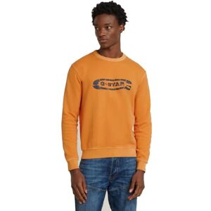 G-STAR RAW Destroyed g logo tvättad tröja, Orange (marmalad Gd D25101-d688-g745), L G-STAR RAW Destroyed g logo tvättad tröja, Orange (marmalad Gd D25101-d688-g745), L