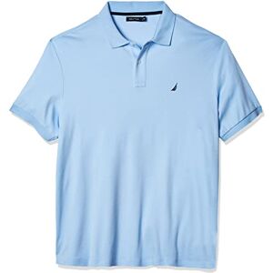 Nautica Herr klassisk passform kortärmad enfärgad mjuk bomull pikétröja, Noon blå, XL tall Nautica Herr klassisk passform kortärmad enfärgad mjuk bomull pikétröja, Noon blå, XL tall