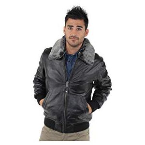 Schott NYC Läderjacka för män, svart, 4XL Schott NYC Läderjacka för män, svart, 4XL