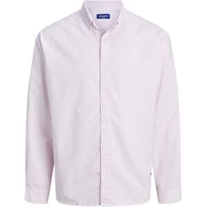 JACK & JONES Jornorrebro Oxford Shirt Ls Noos, Prisma rosa, XL JACK & JONES Jornorrebro Oxford Shirt Ls Noos, Prisma rosa, XL