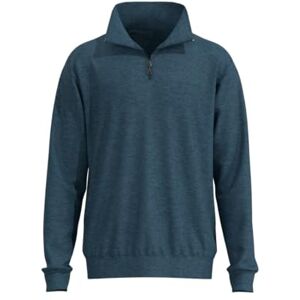 Trigema Herrtröja, Blå (jeans melange 643), L Trigema Herrtröja, Blå (jeans melange 643), L