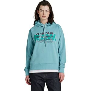 G-STAR RAW Raglan Raw Original Sweatshirt med huva Sweats, Blå (Ocean D22117-a613-826), M G-STAR RAW Raglan Raw Original Sweatshirt med huva Sweats, Blå (Ocean D22117-a613-826), M