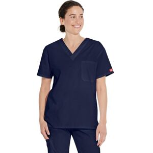Dickies Herrtröja, v-ringad, topp, U/V/I/S B H V T L, medicinsk slip-skjorta, Marinblå, 3XL Dickies Herrtröja, v-ringad, topp, U/V/I/S B H V T L, medicinsk slip-skjorta, Marinblå, 3XL
