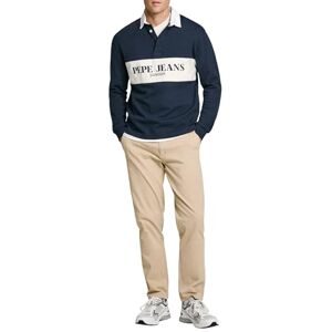 Pepe Jeans herr Slim Chino Twill, byxa, brun, 32W, Brun (betong beige), 32W Pepe Jeans herr Slim Chino Twill, byxa, brun, 32W, Brun (betong beige), 32W