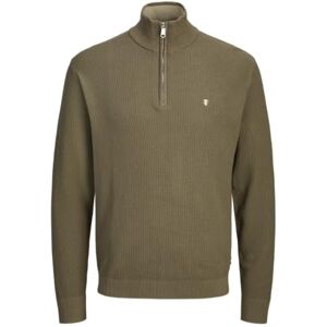 JACK & JONES Jprblurex stickad halv dragkedja, Sten grå, XL JACK & JONES Jprblurex stickad halv dragkedja, Sten grå, XL
