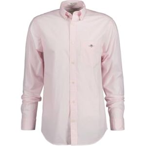 GANT Reg Poplin skjorta för män, Ljusrosa, L GANT Reg Poplin skjorta för män, Ljusrosa, L