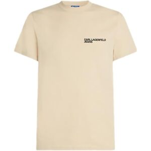 KARL LAGERFELD JEANS , Herr, Slim Kortärm Essential Logo T-Shirt, Slim Fit, Brun, S KARL LAGERFELD JEANS , Herr, Slim Kortärm Essential Logo T-Shirt, Slim Fit, Brun, S