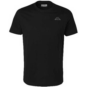 Kappa Cafers Slim Tee Herr Bekväm och Snygg Teknisk T-shirt, Svart/Svart Gråaktig, S Kappa Cafers Slim Tee Herr Bekväm och Snygg Teknisk T-shirt, Svart/Svart Gråaktig, S