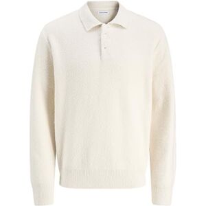 JACK & JONES Jjspence Knit Polo Ls, Havssalt, XL JACK & JONES Jjspence Knit Polo Ls, Havssalt, XL