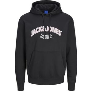 JACK & JONES Jorbronx Arch Big Sweat Hood huvtröja, svart, S, svart, S JACK & JONES Jorbronx Arch Big Sweat Hood huvtröja, svart, S, svart, S