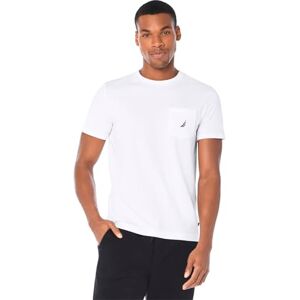 Nautica Herr Ss Anchor Pocket T-shirt klassisk passform T-shirts, Bright White, 6X Nautica Herr Ss Anchor Pocket T-shirt klassisk passform T-shirts, Bright White, 6X
