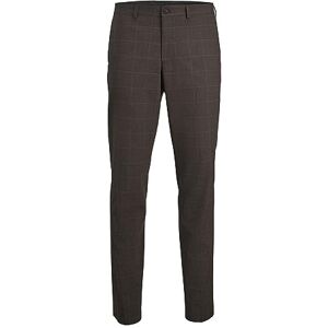 JACK & JONES Herr Jprsolaris Check Byxor Sn kostymbyxor, Choklad tårta/kontroller: supersmal passform, 52 SE JACK & JONES Herr Jprsolaris Check Byxor Sn kostymbyxor, Choklad tårta/kontroller: supersmal passform, 52 SE