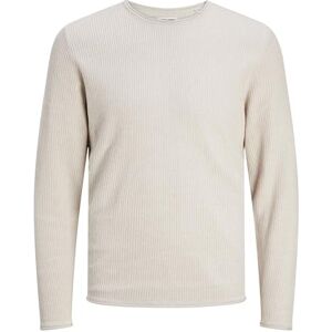 JACK & JONES Jjecooper Knit Crew Neck Noos stickad tröja, havregryn/detalj: melerad, XL JACK & JONES Jjecooper Knit Crew Neck Noos stickad tröja, havregryn/detalj: melerad, XL