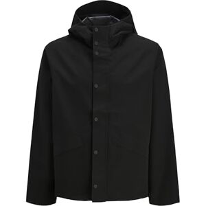 JACK & JONES Regnrock för män, svart, XS JACK & JONES Regnrock för män, svart, XS