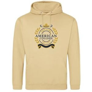 AMERICAN COLLEGE USA Tröja tröja med tryck varma kläder blandade män och kvinnor casual modell ACSCW5 beige XXL, Beige färg, XXL AMERICAN COLLEGE USA Tröja tröja med tryck varma kläder blandade män och kvinnor casual modell ACSCW5 beige XXL, Beige färg, XXL