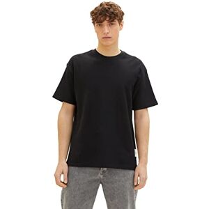 TOM TAILOR Denim Herr T-shirt 1035604, 29999 Black, M TOM TAILOR Denim Herr T-shirt 1035604, 29999 Black, M