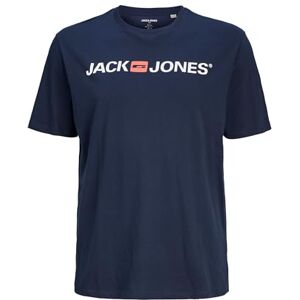 JACK & JONES herr T-tröja Jjecorp Logo Tee Ss Crew Neck Noos Ps, marinblå blazer, 6XL Stor JACK & JONES herr T-tröja Jjecorp Logo Tee Ss Crew Neck Noos Ps, marinblå blazer, 6XL Stor