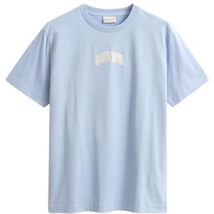 GANT Graphic SS T-shirt, Muted Blue, M GANT Graphic SS T-shirt, Muted Blue, M