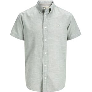 JACK & JONES Jprblusummer Shield S/S Shirt Pls, Säkringsgrön, 4XL JACK & JONES Jprblusummer Shield S/S Shirt Pls, Säkringsgrön, 4XL