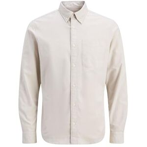 JACK & JONES Jprblubrook Oxford skjorta L/S Noos, Brindle, S JACK & JONES Jprblubrook Oxford skjorta L/S Noos, Brindle, S