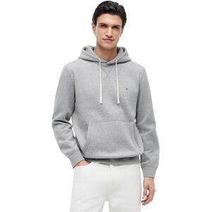 Tommy Hilfiger herr ESSENTIAL FLEECE HOODY MW0MW37230, pullover huvtröja, grå, S, Grå (medium grå ljung), S Tommy Hilfiger herr ESSENTIAL FLEECE HOODY MW0MW37230, pullover huvtröja, grå, S, Grå (medium grå ljung), S