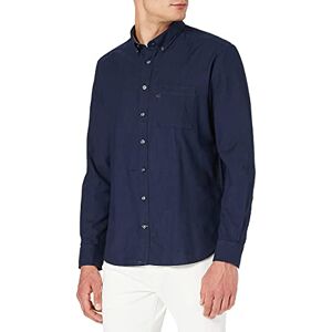 camel active Normal passform skjorta långärmad button down krage vit, Nattblått, S camel active Normal passform skjorta långärmad button down krage vit, Nattblått, S