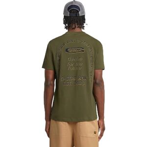 G-STAR Herr Back Gr Arch R T T-shirt, Grön (Shadow Olive D26047-c336-b230), XXL G-STAR Herr Back Gr Arch R T T-shirt, Grön (Shadow Olive D26047-c336-b230), XXL