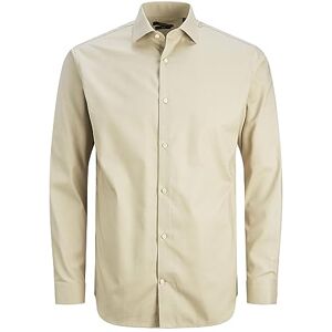 JACK & JONES Jprblaparker skjorta L/S Noos, beige/ren kashmir, XS JACK & JONES Jprblaparker skjorta L/S Noos, beige/ren kashmir, XS