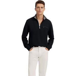 bugatti herr sweatshirt troyer bröstficka bomull, 390 marin, S bugatti herr sweatshirt troyer bröstficka bomull, 390 marin, S