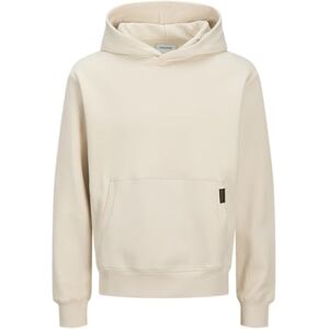 JACK & JONES Jjfiny Sweat Hood, Moonbeam, M JACK & JONES Jjfiny Sweat Hood, Moonbeam, M
