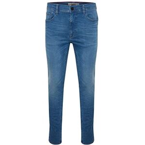 b BLEND Blend BHJet herrjeans byxor med fickor bältesöglor stretch bomullsblandning smal passform, Denim Middle Blue (76201), 30W / 32L b BLEND Blend BHJet herrjeans byxor med fickor bältesöglor stretch bomullsblandning smal passform, Denim Middle Blue (76201), 30W / 32L