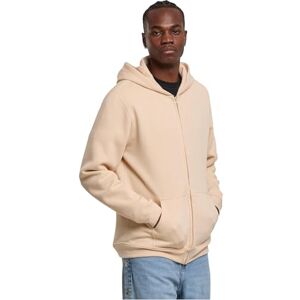 Urban Classics Basic Essential Zip Hoody – huvjacka med dragkedja i normal passform – sweatjacka för vardag och fritid, sand, 5XL Urban Classics Basic Essential Zip Hoody – huvjacka med dragkedja i normal passform – sweatjacka för vardag och fritid, sand, 5XL