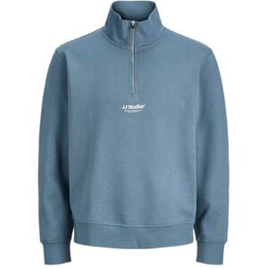 JACK & JONES Jjesoho Sweat Quarter Zip Hn Noos Pls – plus size, Blå Mirage, 5XL JACK & JONES Jjesoho Sweat Quarter Zip Hn Noos Pls – plus size, Blå Mirage, 5XL
