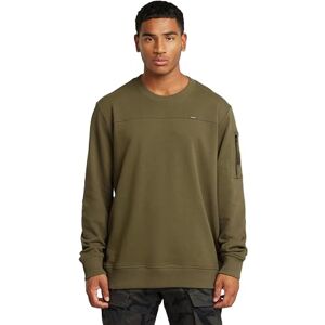 G-STAR RAW Lightweight sweatshirt Sleeve Pocket, Grön (Shadow Olive D23514-d278-b230), XS G-STAR RAW Lightweight sweatshirt Sleeve Pocket, Grön (Shadow Olive D23514-d278-b230), XS