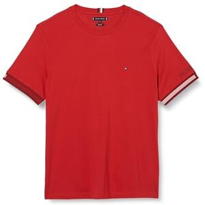 Tommy Hilfiger herr flagga manschett t-shirt S/S t-shirts, röd, XXL, Primär röd, XXL Tommy Hilfiger herr flagga manschett t-shirt S/S t-shirts, röd, XXL, Primär röd, XXL