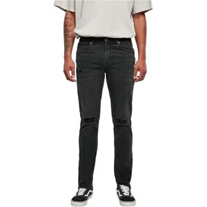 Urban Classics Mäns stressed stretch denim byxor jeans, svart destroyed washed, 38, Svart destroyed tvättad, 38 SE Urban Classics Mäns stressed stretch denim byxor jeans, svart destroyed washed, 38, Svart destroyed tvättad, 38 SE