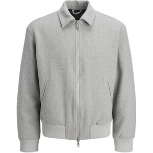 JACK & JONES herr Jcocover bomberjacka, grå melange, x_l, Grå melange, XL JACK & JONES herr Jcocover bomberjacka, grå melange, x_l, Grå melange, XL