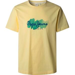 Pepe Jeans herr Milton T-Shirt, gul (glansig gul), XL, Gul (glansgul), XL Pepe Jeans herr Milton T-Shirt, gul (glansig gul), XL, Gul (glansgul), XL
