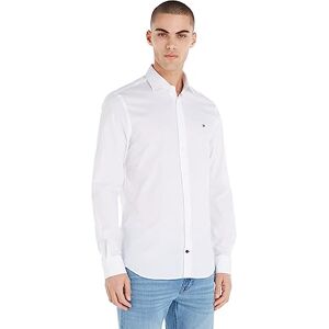 Tommy Hilfiger långärmad herrskjorta, vit (ljus vit), 45, Kritvit, 48 SE Tommy Hilfiger långärmad herrskjorta, vit (ljus vit), 45, Kritvit, 48 SE