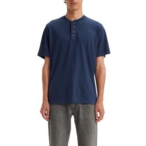 Levi's Kortärmad knapp Henley-skjorta för män, naval academy, S Levi's Kortärmad knapp Henley-skjorta för män, naval academy, S