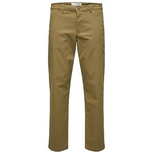 SELECTED HOMME SELETED HOMME Herr SLHSTRAIGHT-New Miles 196 Flex Pants W N Chino, Ermine, 33/32, Ermine, 33W x 32L SELECTED HOMME SELETED HOMME Herr SLHSTRAIGHT-New Miles 196 Flex Pants W N Chino, Ermine, 33/32, Ermine, 33W x 32L