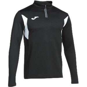 Joma Sweatshirt för män – Winner III – halv dragkedja, svart, vit, 4XS Joma Sweatshirt för män – Winner III – halv dragkedja, svart, vit, 4XS
