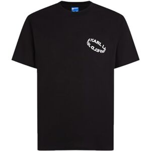 KARL LAGERFELD JEANS , Herr, Vanlig Kortärm Multi Ring Tee, Vanlig Fit, Svart, S KARL LAGERFELD JEANS , Herr, Vanlig Kortärm Multi Ring Tee, Vanlig Fit, Svart, S
