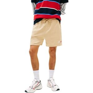 Tommy Jeans herr TJM signatur strandshorts DM0DM23017 sweatshorts, beige (styvt guld), XL Tommy Jeans herr TJM signatur strandshorts DM0DM23017 sweatshorts, beige (styvt guld), XL