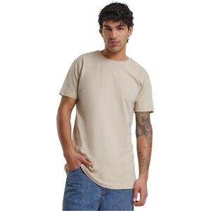 Urban Classics herr T-tröja Shaped Long Tee, Elfenben (sand), M Urban Classics herr T-tröja Shaped Long Tee, Elfenben (sand), M