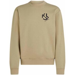 KARL LAGERFELD JEANS , herr, regular monogram sweat, normal passform, twill, L, Beige, L KARL LAGERFELD JEANS , herr, regular monogram sweat, normal passform, twill, L, Beige, L