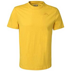 Kappa Cafers Slim Tee Herr Bekväm och Snygg Teknisk T-shirt, Gul/Gul Golden Rod, S Kappa Cafers Slim Tee Herr Bekväm och Snygg Teknisk T-shirt, Gul/Gul Golden Rod, S