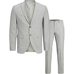 JACK & JONES Man enradig kavaj och byxor JPRSOLARIS superslim fit kostym, Celadon grön/passform: supersmal, 46 JACK & JONES Man enradig kavaj och byxor JPRSOLARIS superslim fit kostym, Celadon grön/passform: supersmal, 46